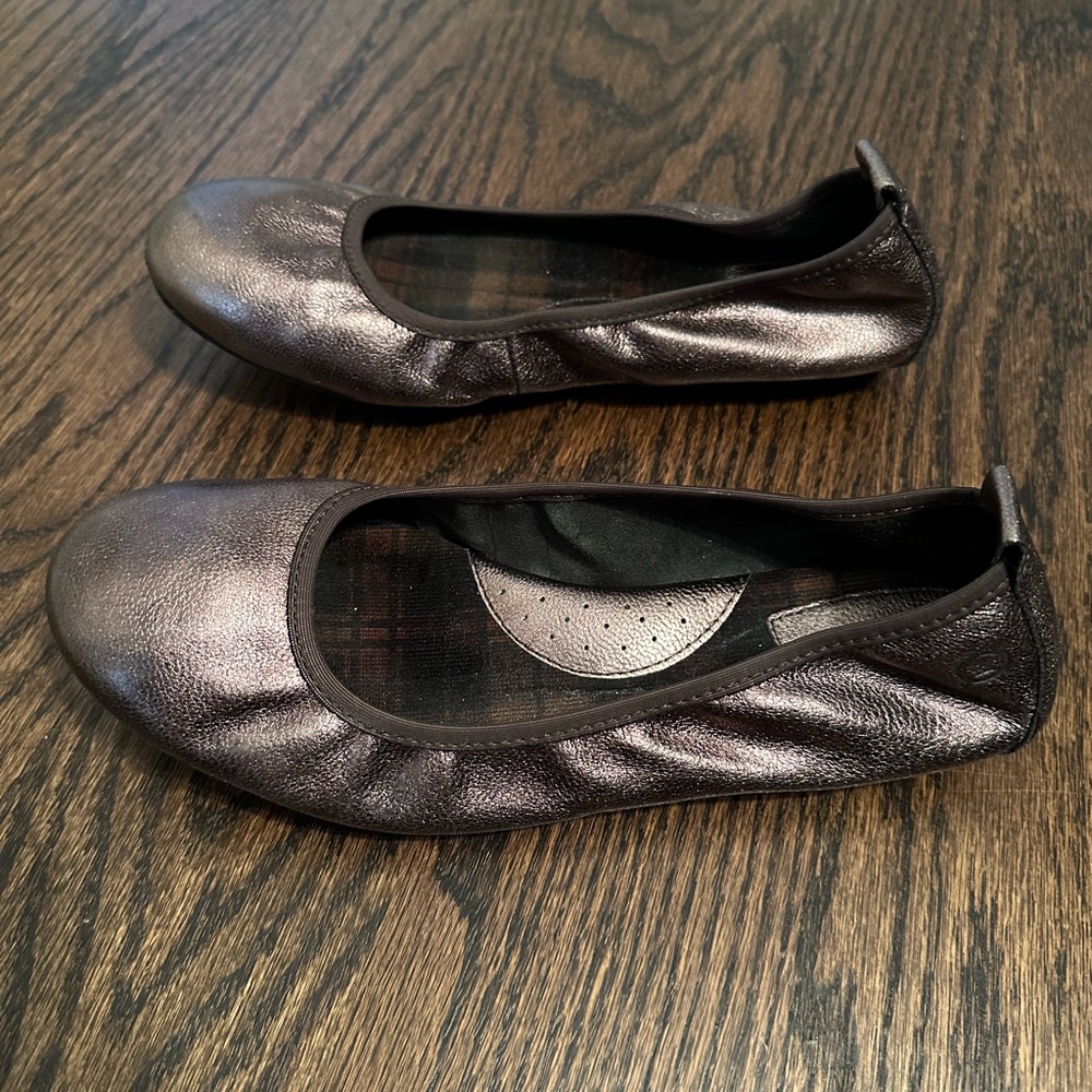 Born Metallic Brown Ballet Flats - Picture 4 of 4